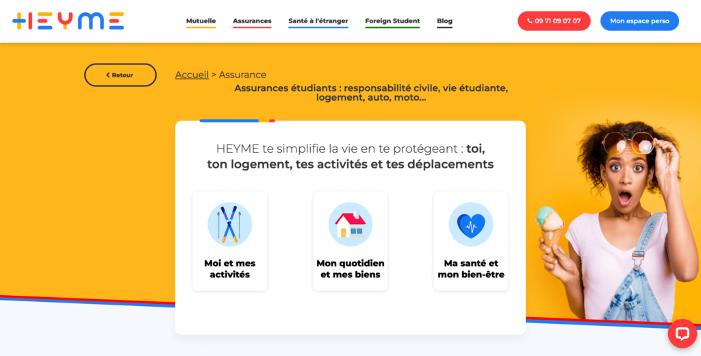 Exemple Assurance Heyme.care